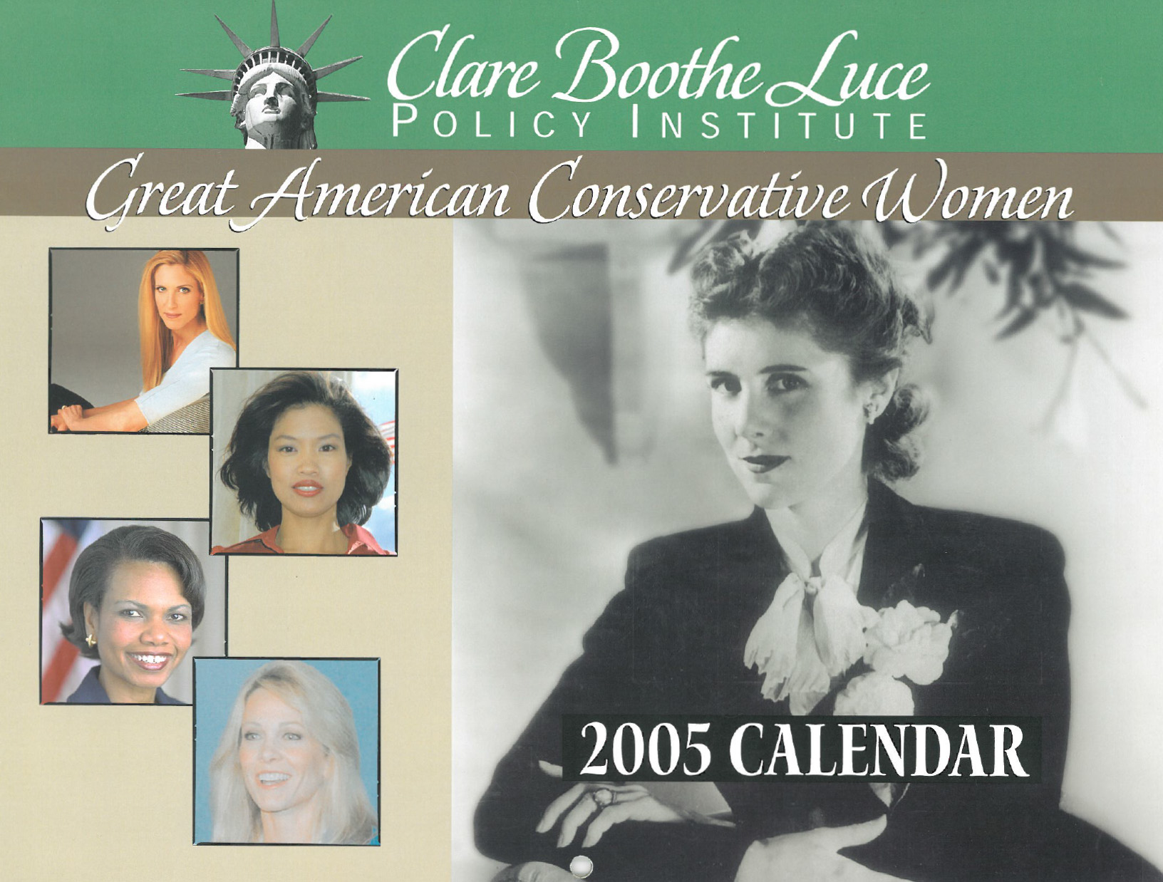 2005 Great American Conservative Women Calendar