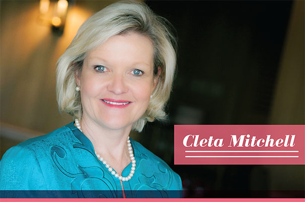 Cleta Mitchell, February's spotlight in CBLPI's 2016 Great American Conservative Women calendar