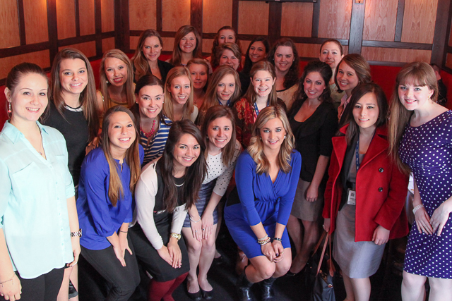 Katie Pavlich poses with a group of students at a CBLPI event