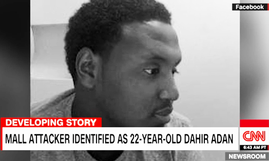 CNN reports Minnesota terrorist identified as Dahir Adan